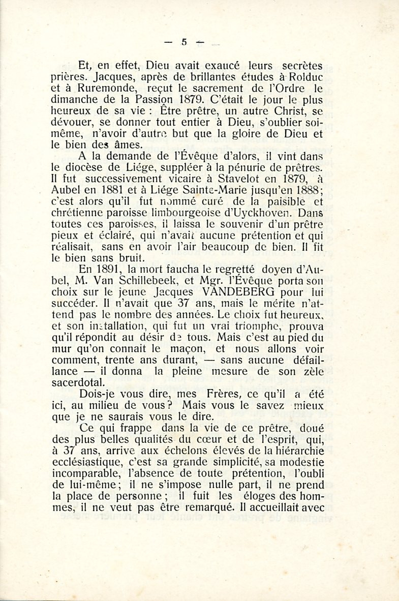 Publications A ma mémoire de M le chanoine Jacques H Vandeberg 1922 - Haccour Philippe006.jpg