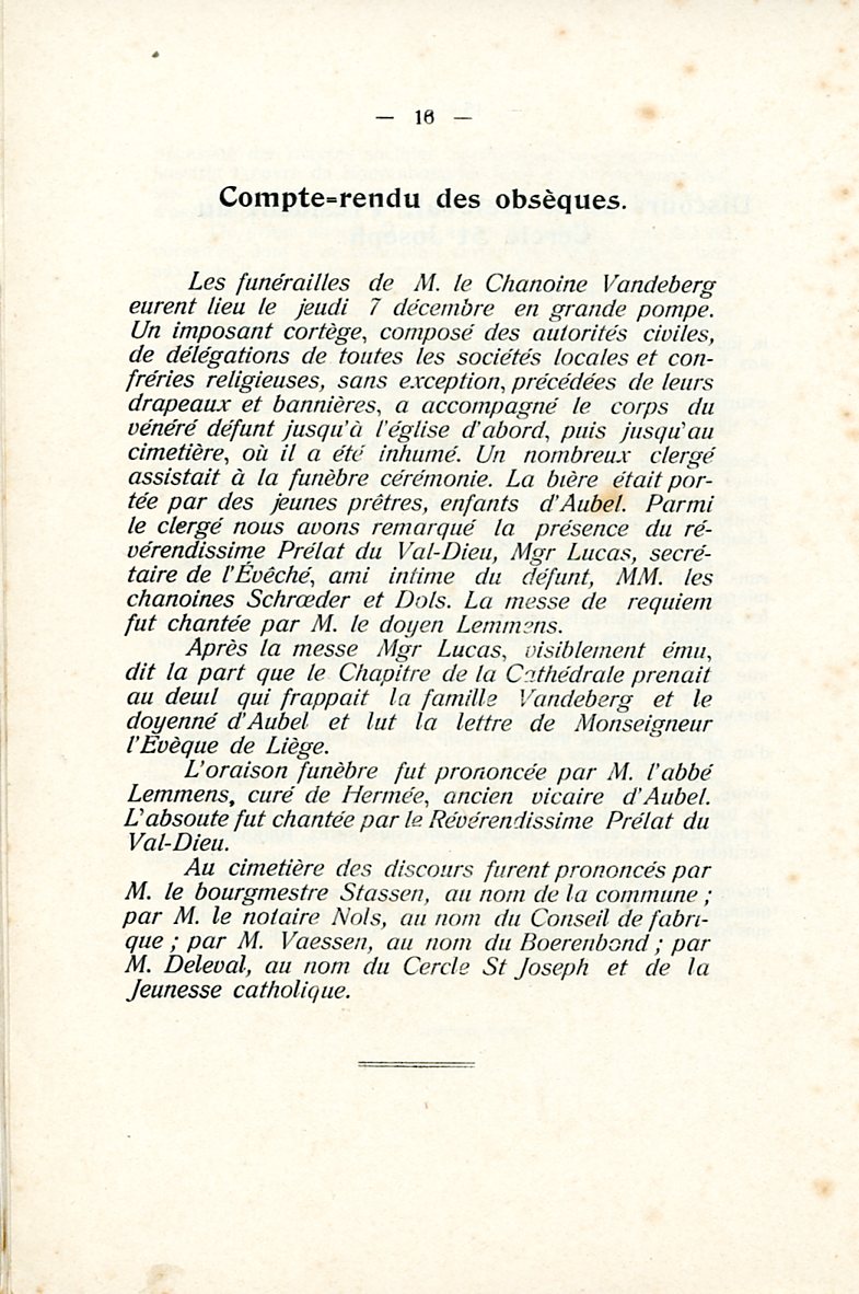 Publications A ma mémoire de M le chanoine Jacques H Vandeberg 1922 - Haccour Philippe017.jpg