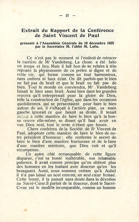 Publications A ma mémoire de M le chanoine Jacques H Vandeberg 1922 - Haccour Philippe022.jpg