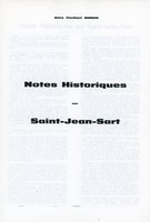 Notes historiques sur Saint-Jean-Sart