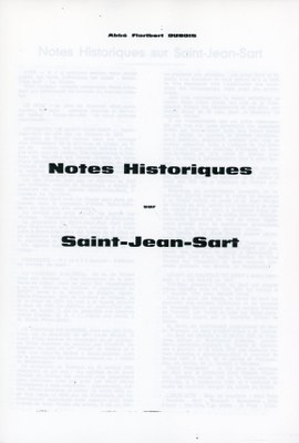 Notes historiques sur Saint-Jean-Sart