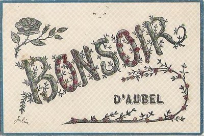 Carte postale "Bonsoir d'Aubel"