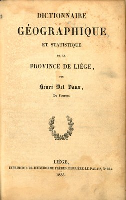 Description d'Aubel en 1835