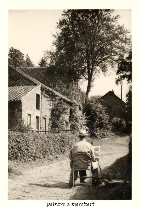 Peintre à Messitert