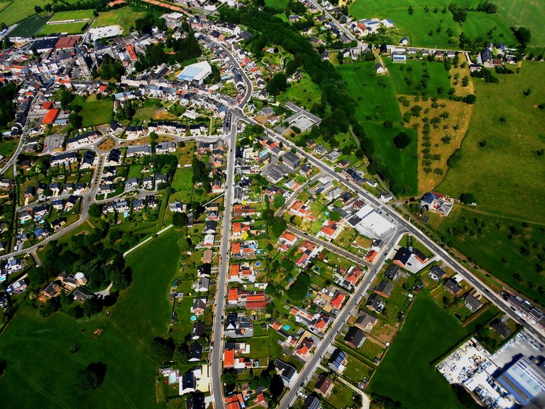CP Panorama vue aérienne d'Aubel XXXX - Brée Fernand.JPG