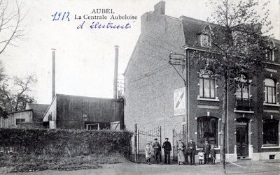 La centrale aubeloise d'électricité en 1912