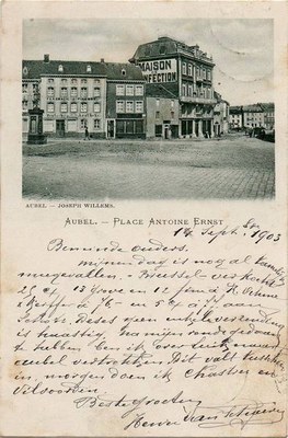 La place Antoine Ernst en 1903.