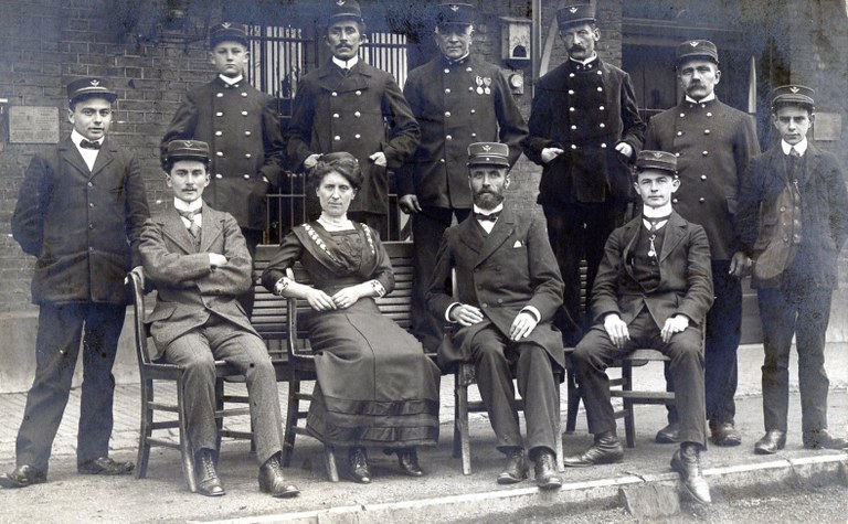 Le personnel de la gare
