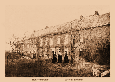 Maison de repos vue de la cour intérieure