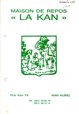 Revue de présentation de la maison de repos en 1986