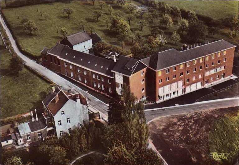 Vue aérienne de la maison de repos