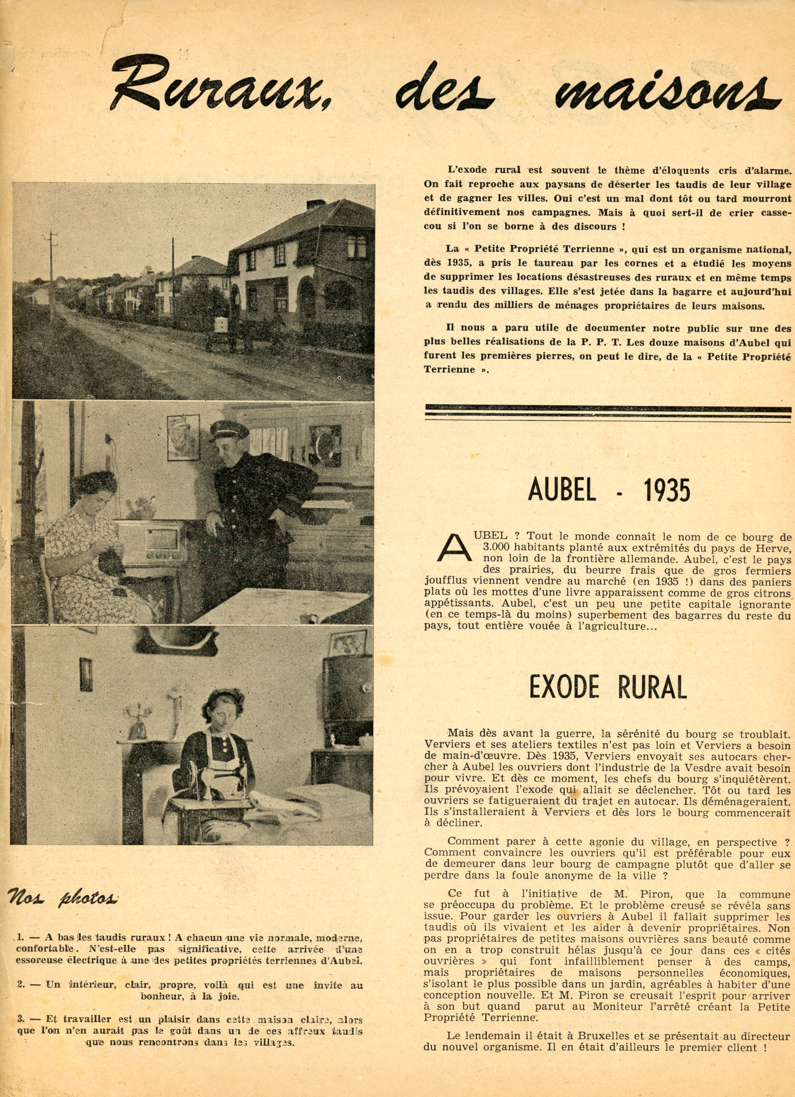 Rue de Messitert Aubel Maisons de la cité 1947 - Clairette Piron - Albert Mager001.jpg