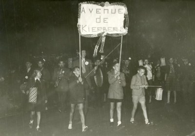 Inauguration de "l'Avenue de Kierberg" en 1954