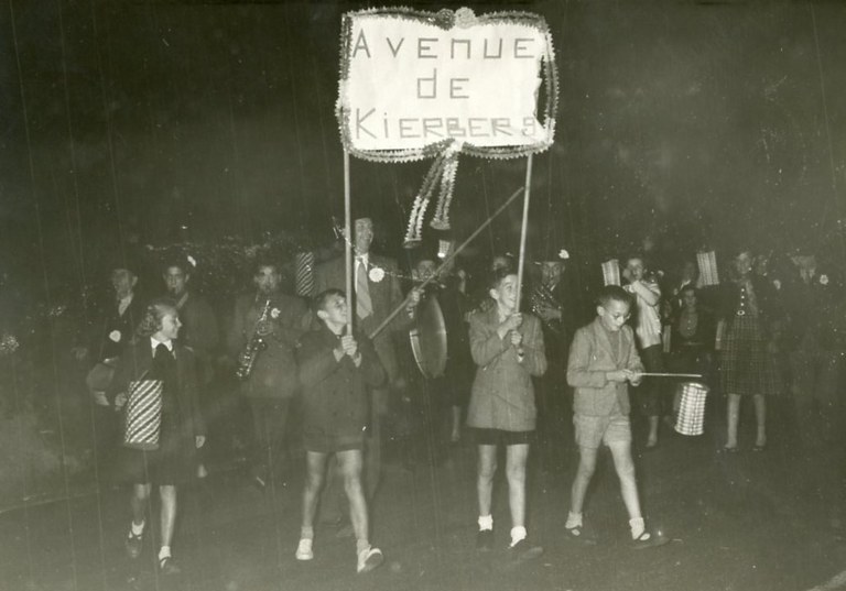 Inauguration de "l'Avenue de Kierberg" en 1954