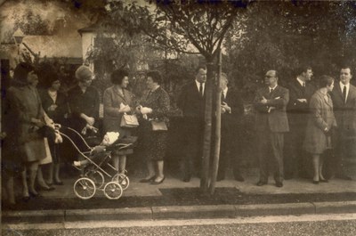 Inauguration du monument dédié à Philippe Piron en 1967