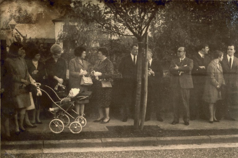 Inauguration du monument dédié à Philippe Piron en 1967