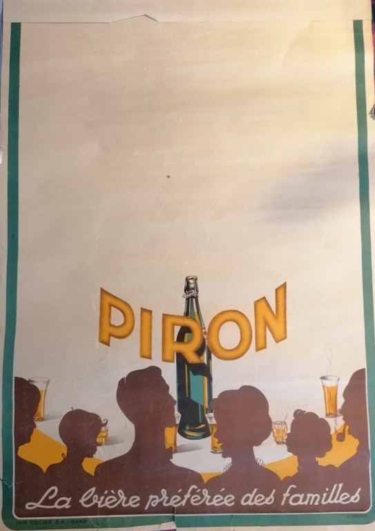 Brasserie Piron Affiche par Odette Servais 2 - Clairette Piron.jpg