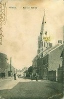 La rue de Battice en 1914