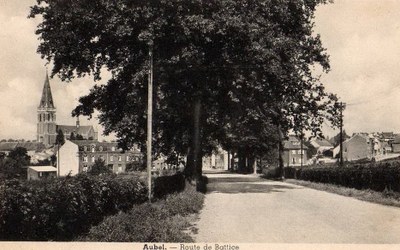 L'entrée d'Aubel par la "route" de Battice