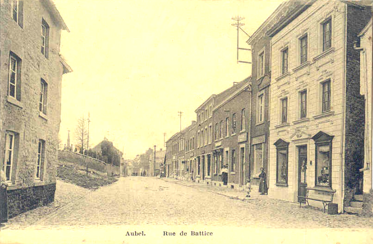 L'entrée de la rue de Battice