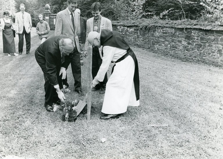 Un ministre au travail à Val Dieu