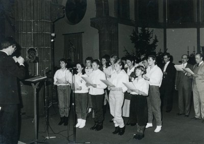 Chorale de La Clouse - Concert de Noël à Aubel en 1982