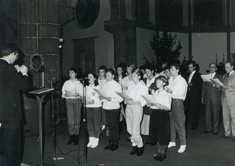Chorale de La Clouse - Concert de Noël à Aubel en 1982