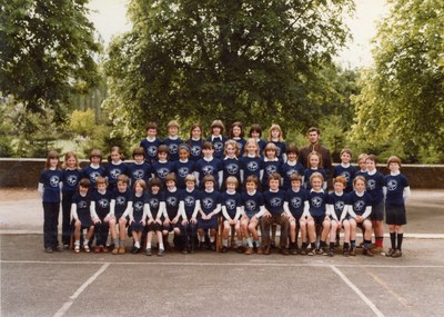 Chorale d'enfants "Les colombes" en 1979