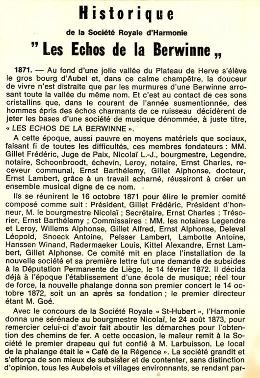 ZelHarmonie Les échos de la Berwinne Historique XXXX - Harmonie Aubel001.jpg