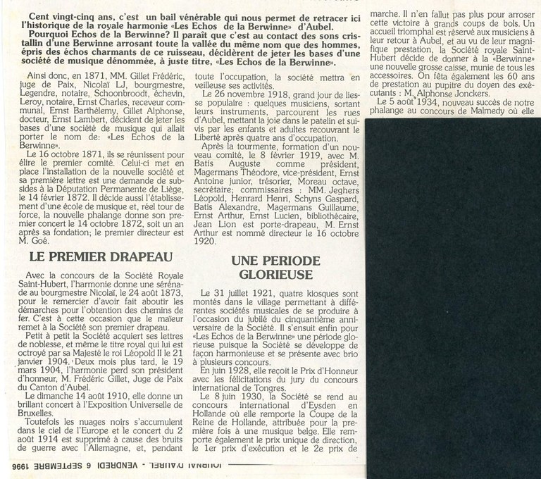 Harmonie 125e anniversaire Journal d'Aubel 1986 - Albert Mager114.jpg