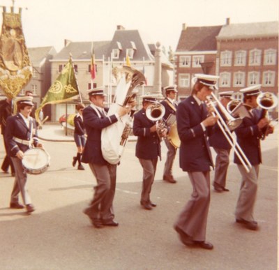 L'harmonie lors de la procession en 1977