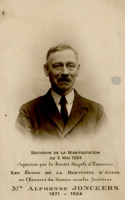 L'un des membres fondateurs de l'harmonie d'Aubel