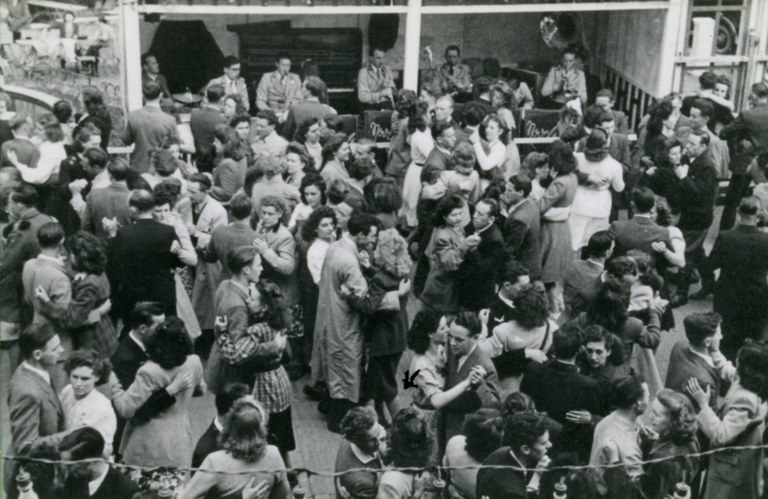 Bal de la fête d'Aubel en 1950