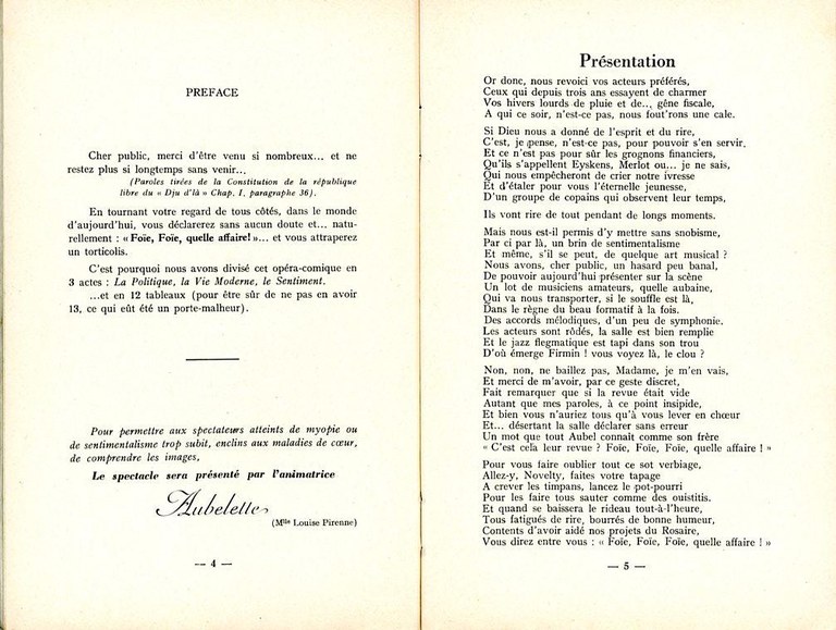 Spectacle Foïe foïe quelle affaire 1949 - Albert Mager011.jpg