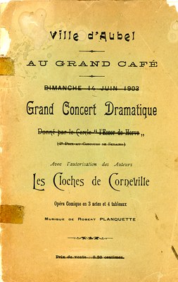 Les cloches de Corneville en 1903