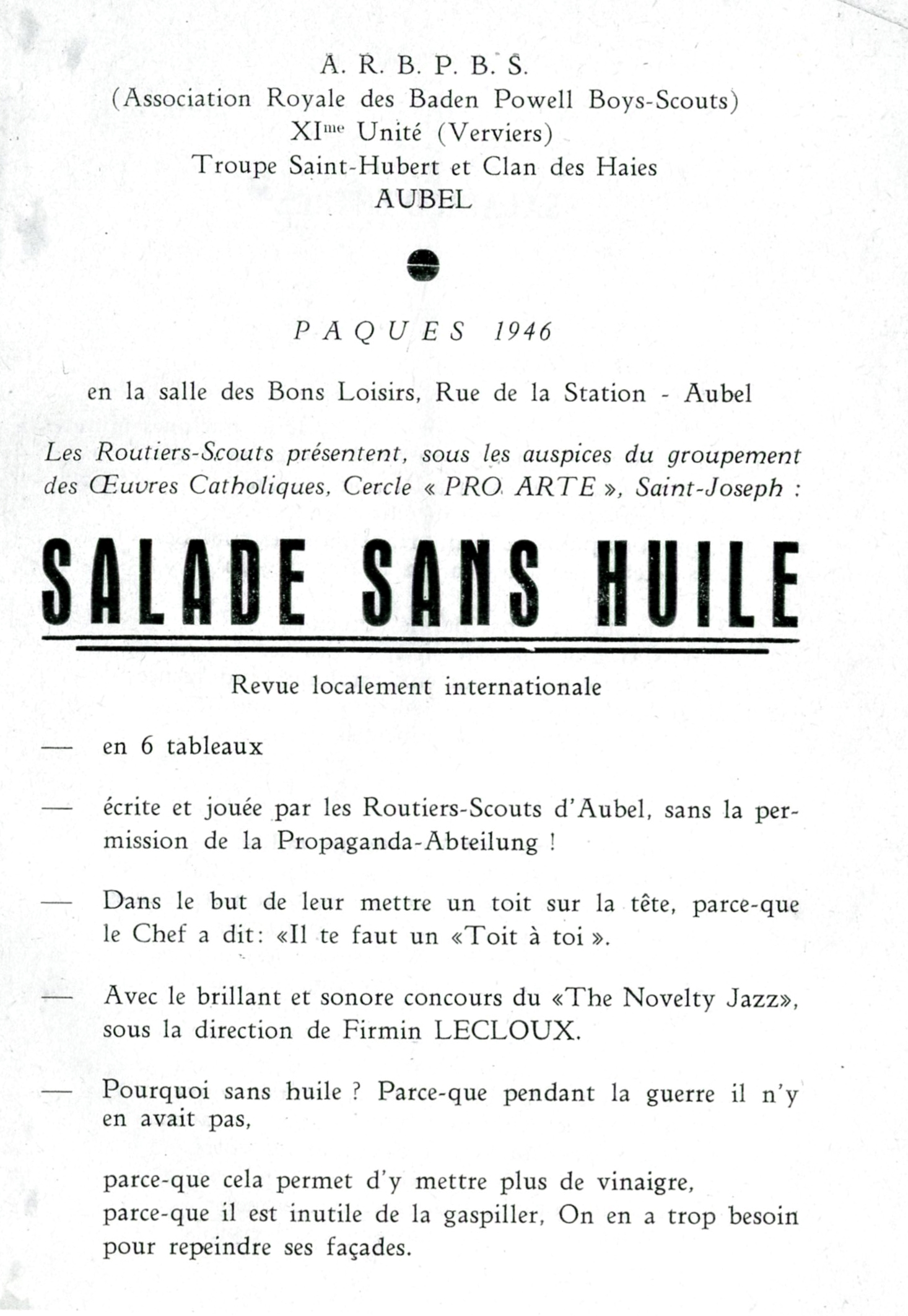 Théâtre 1946 Pâques Pièce Salade sans huile001.jpg