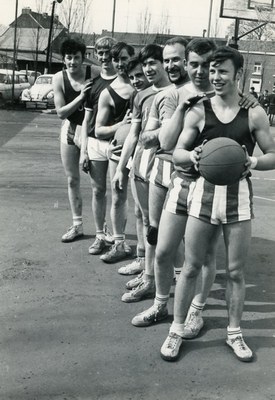 Equipe masculine du club de basket