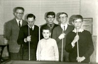 La Coupe du club de billard d'Aubel en mars 1966