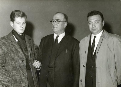 Les vainqueurs du championnat de Belgique de billard en 1965