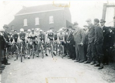 Course cycliste à Messitert avant 1940