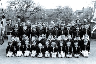 Les gymnastes de "L'Avant-Garde" dans les années 1970