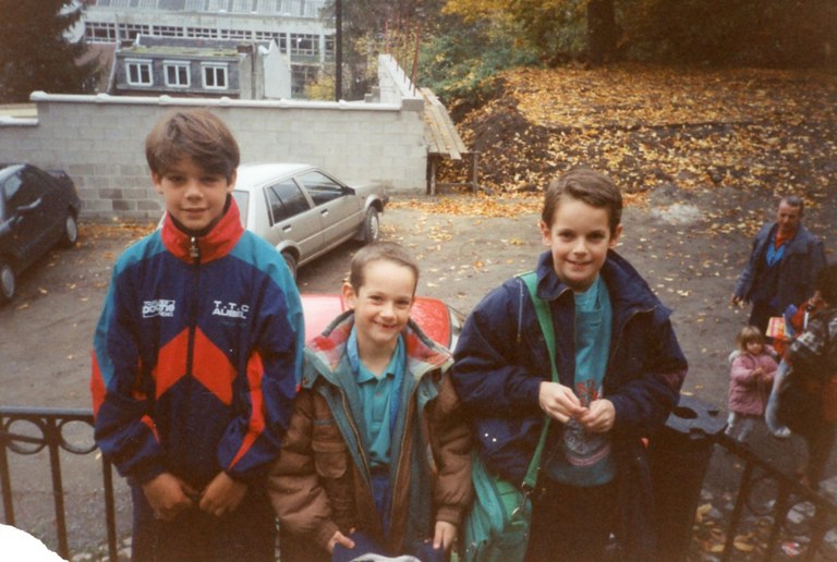 Tennis de table Haccour Jean-François Haccour Pierre Roex Raphaël 05-11-1994 - Geneviève Donéa 001.jpg