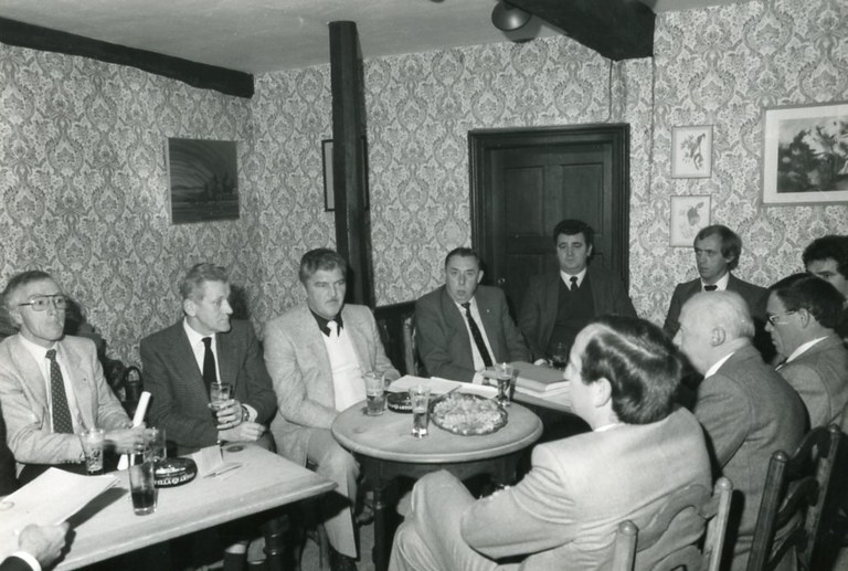 Le comité du tennis dans les années '80