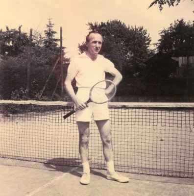 Un des fondateurs du club de tennis d'Aubel