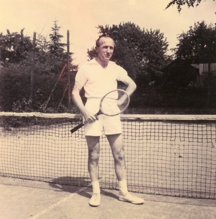 Un des fondateurs du club de tennis d'Aubel