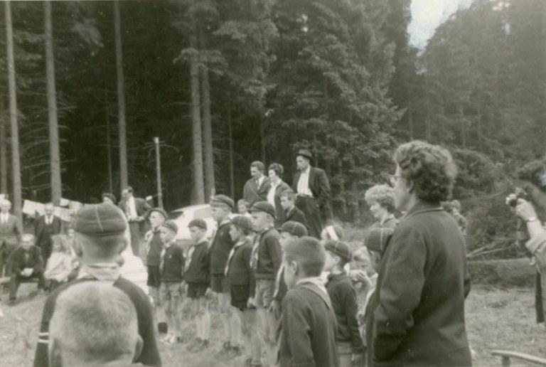Unité scoute Camp de Grimonster du 01 au 10 juillet 1960 - Christian Haccour003.jpg