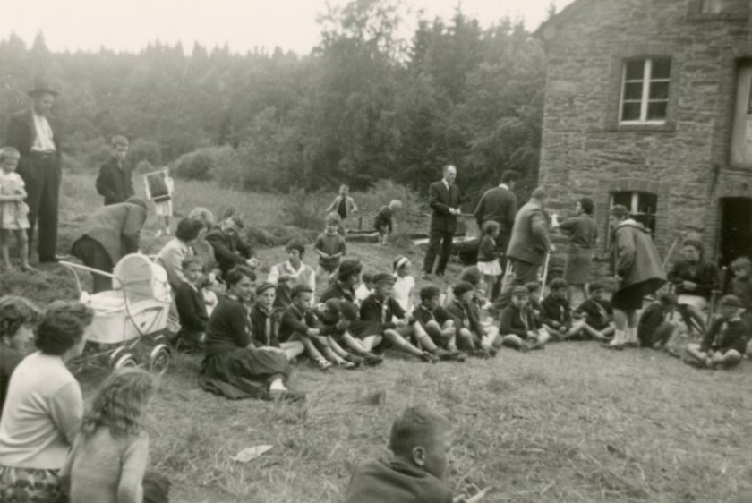Unité scoute Camp de Grimonster du 01 au 10 juillet 1960 - Christian Haccour004.jpg