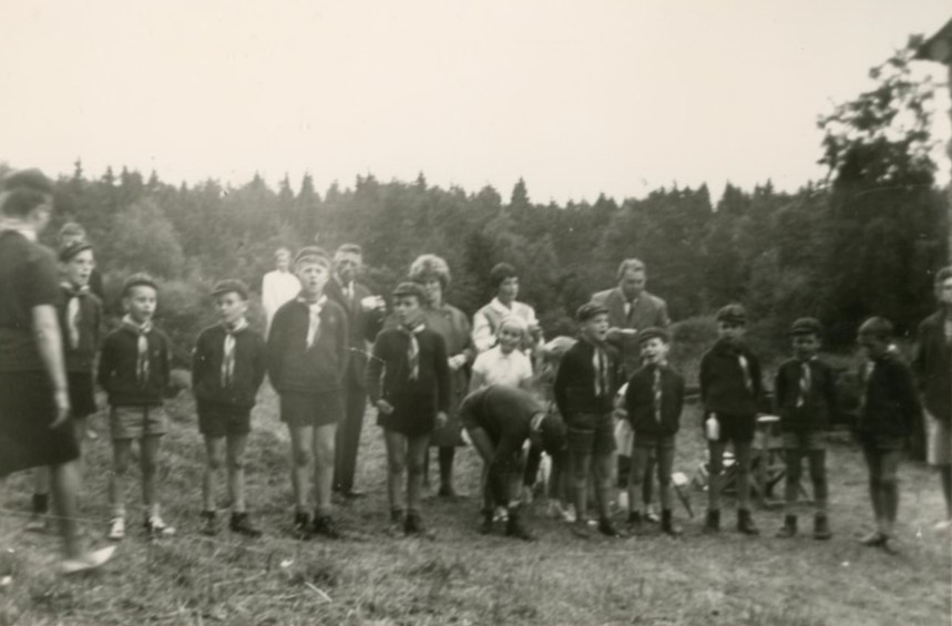 Unité scoute Camp de Grimonster du 01 au 10 juillet 1960 - Christian Haccour005.jpg