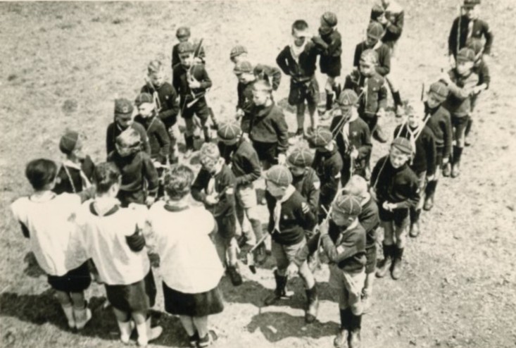 Unité scoute Camp de Grimonster du 01 au 10 juillet 1960 - Christian Haccour006.jpg