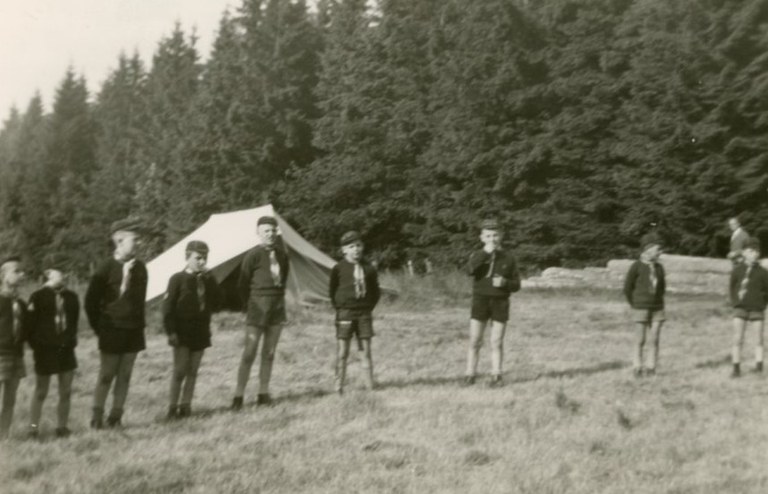 Unité scoute Camp de Grimonster du 01 au 10 juillet 1960 - Christian Haccour009.jpg